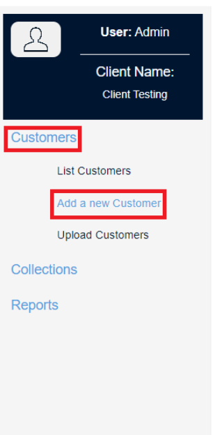 How to Manually Add a New Customer